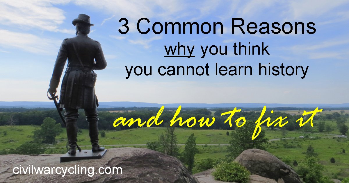 Cannot Learn History? Three Common Reasons