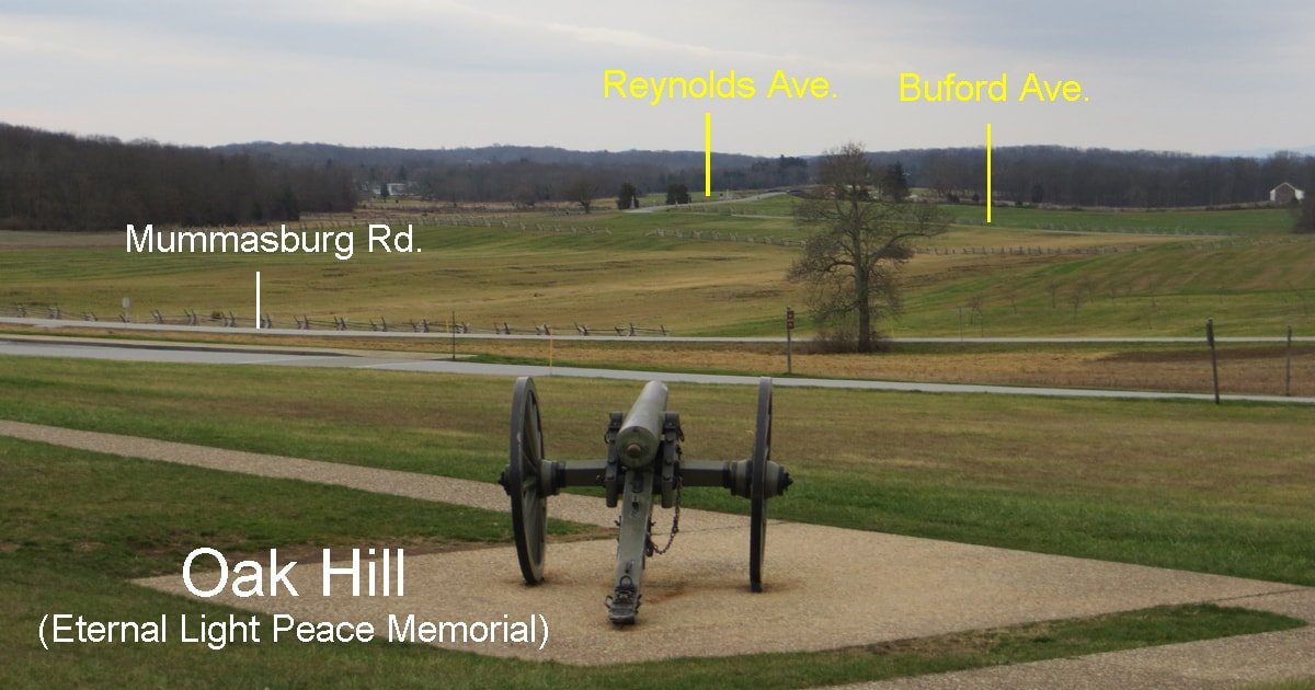 bike ride to the Gettysburg Eternal Light Peace Memorial
